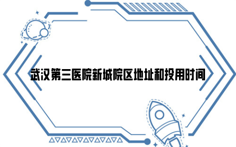 武汉第三医院新城院区地址和投用时间