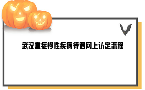 武汉重症慢性疾病待遇网上认定流程