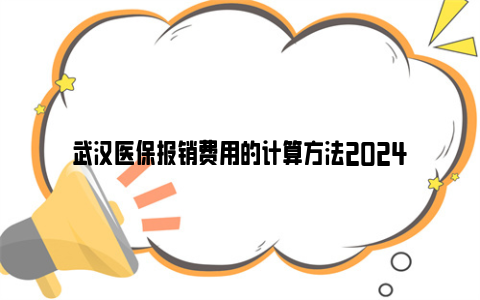 武汉医保报销费用的计算方法2024