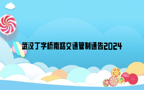 武汉丁字桥南路交通管制通告2024